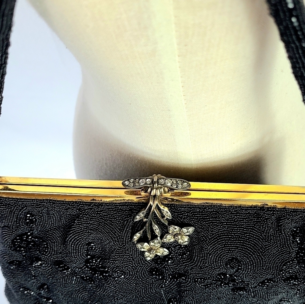 Vintage Lovers Dream Hand Beaded Evening Bag - Picture 2 of 11